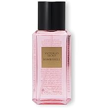 Victoria's Secret Bombshell Mini Fragrance Mist, Notes of Purple Passion Fruit, Shangri-La Peony &amp; Vanilla Orchid, Travel Size Body Spray for Women (2.5 oz)