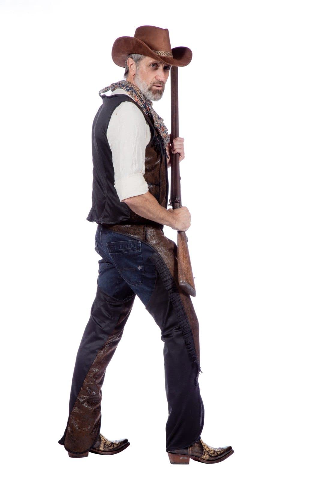 WILBERS & WILBERS Cowboy Kost?m Set Chaps Cowboykost?m Wilder Westen Weste