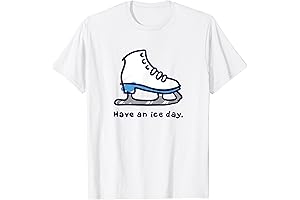 Figure Skating Ice Skater Gift T-Shirt For Girls & Women