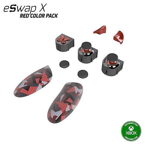 Vista 20 de ThrustMaster ESWAP X LED ORANGE CRYSTAL PACK, Pack of 7 Backlit Orange Modules, NXG Mini-Sticks, Hot-Swap Feature, Compatible with ESWAP X PRO