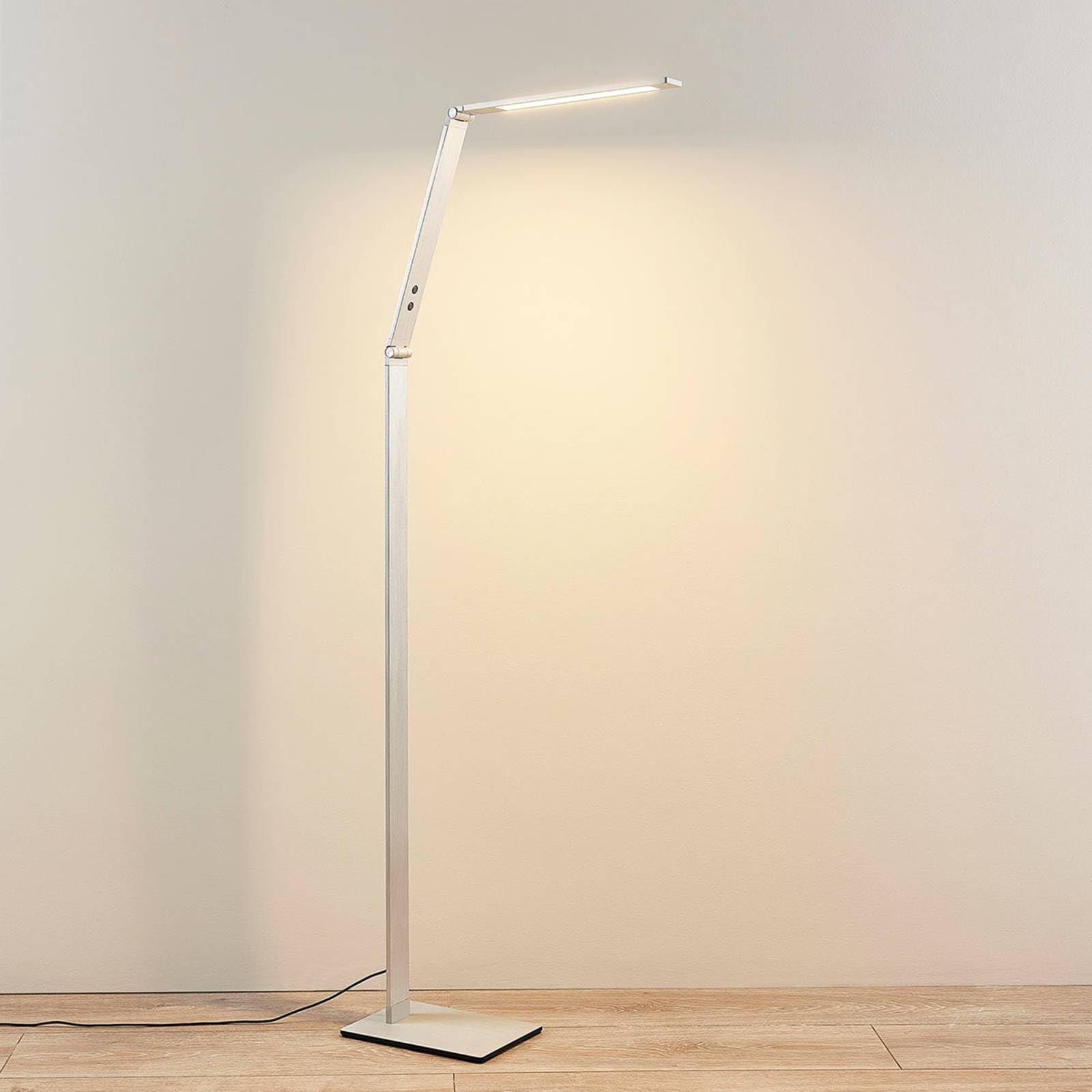 Lucande LED Stehlampe dimmbar, einstellbare Lichtfarbe (3000-6000K) Standleuchte Leselampe-Stehlampe Wohnzimmer Arbeitszimmer Büro