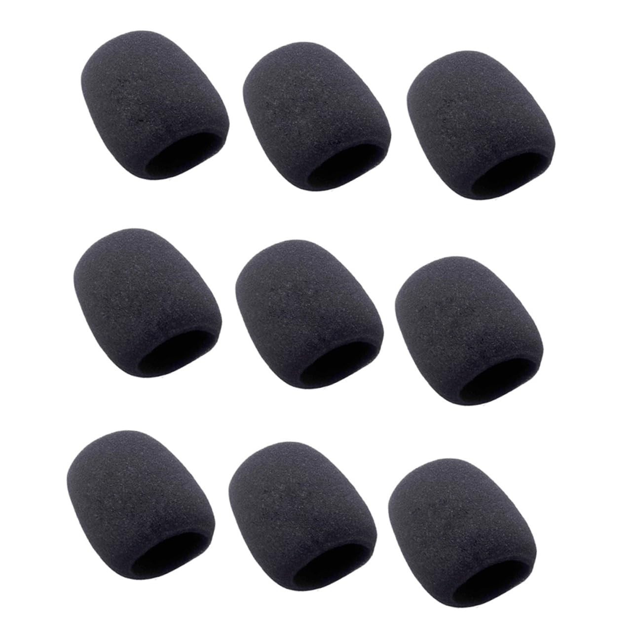 GOOHOCHY 9pcs Microphone Protective Cover Windscreen Mic Covers for Ktv Dance Balls Conference Calls and Stage Performances Breathable Material for Enhanced Voice Clarity
