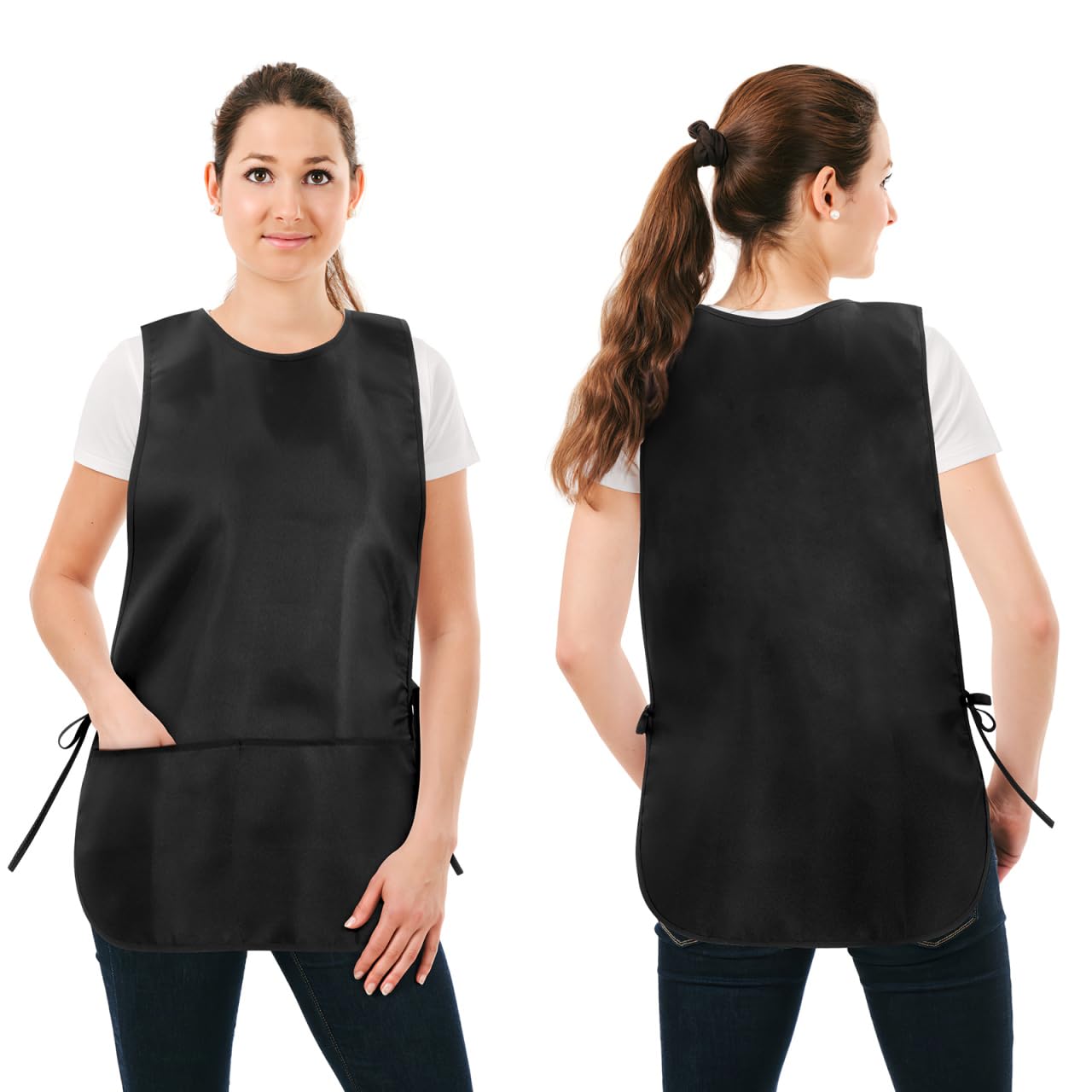Zerodeko Delantal De Peluquero Resistente A Las Manchas Y Uniforme De Peluquero Para Hombres Y Mujeres Delantal De Peluquería