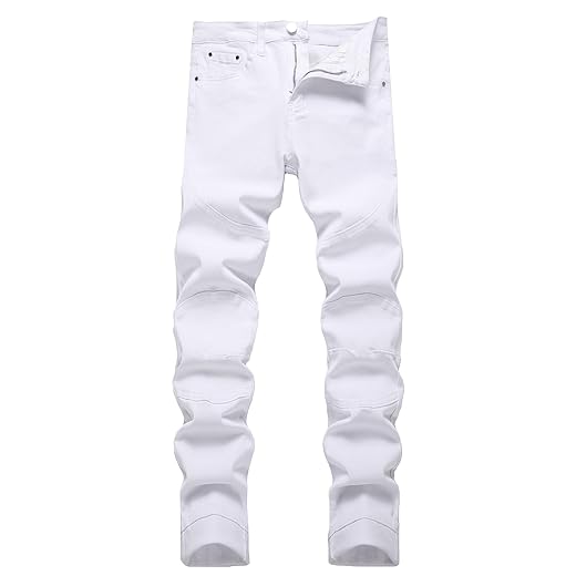 Jeans Calça jeans justa com stretch para homens JUNBAOSSMasculino