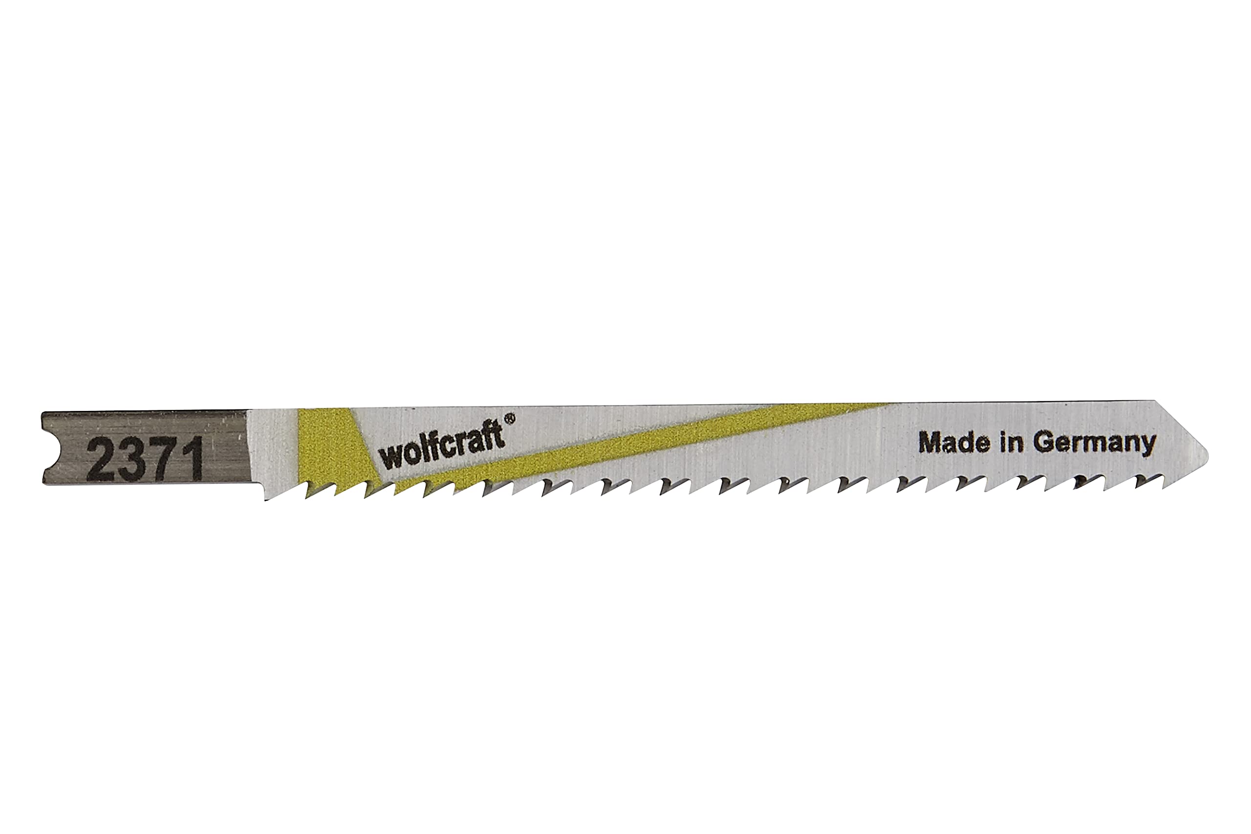 wolfcraft 2 HCS Jigsaw Blades, U-shank, wood and plastic, clean cut I 2371000