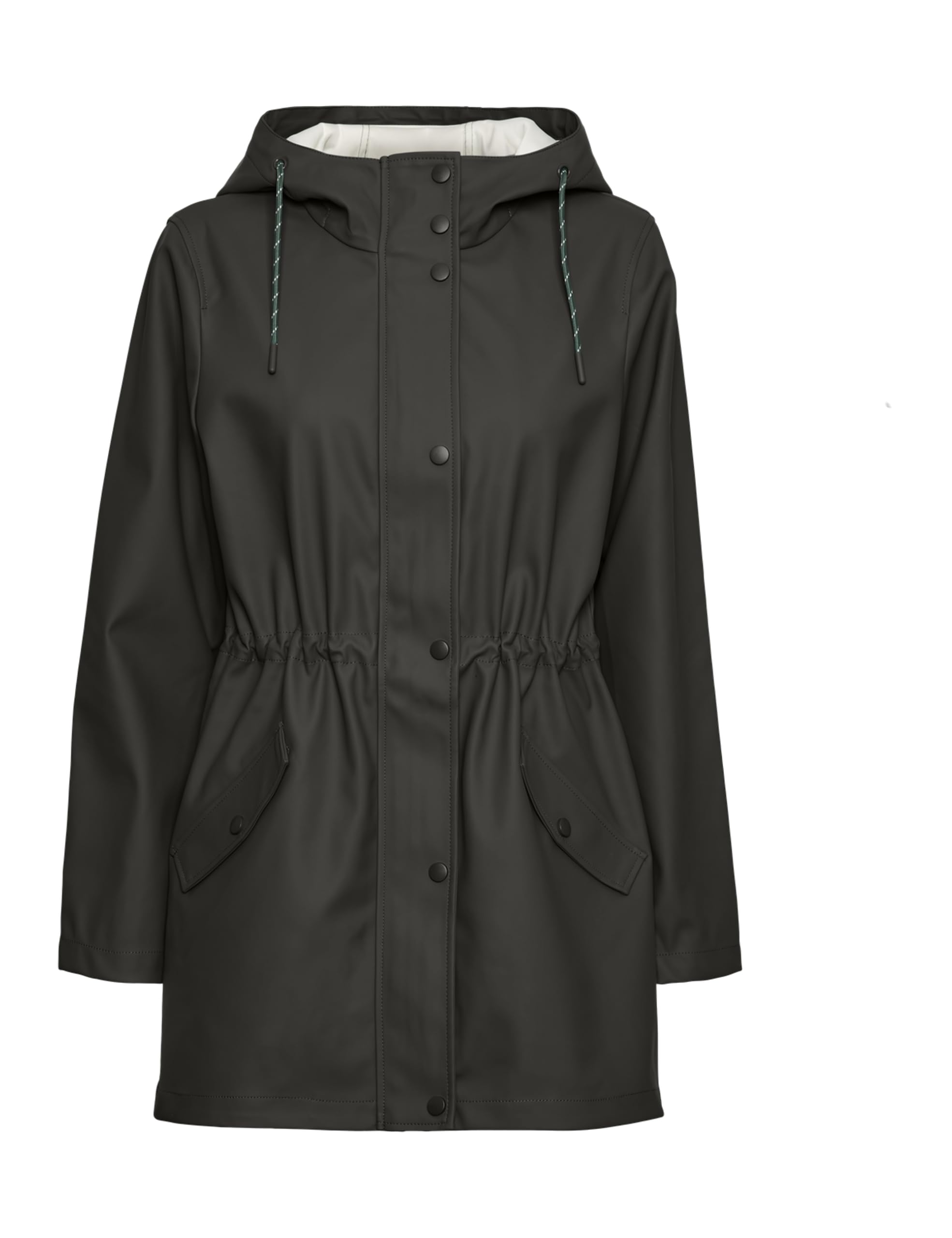Vero Moda Women's Vmmalou Aw22 Coated Jacket Noos, Peat, M