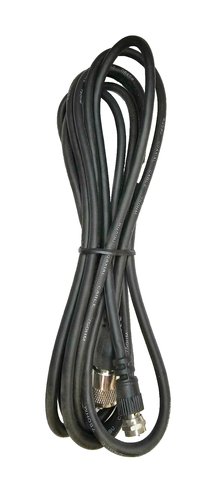 Cavo Cofase RG59 12 Piedi Cavo Coassiale Pro Trucker PTRG59-12 - 12 Piedi Per Antenne CB, Doppio RG59 In Fase Cavo Coassiale CB Pro Trucker