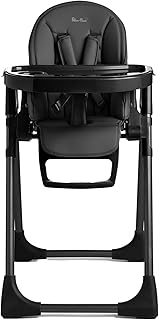 Silver Cross - Gourmet Highchair - Baby Chair - Portable High Chair - Newborns to 3 Years - Black