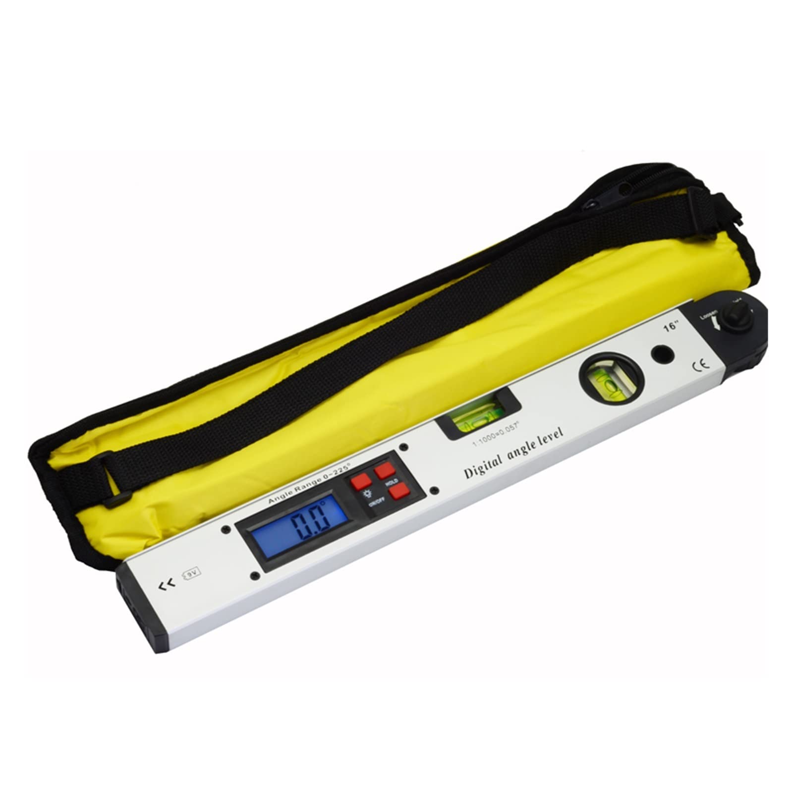 Rapporteur d'angle, Numérique Électronique Rapporteur règle angle finder Niveau Jauge de Mesure mètre inclinomètre 0-225 degrés 400 MM métal matériel(1 UK)