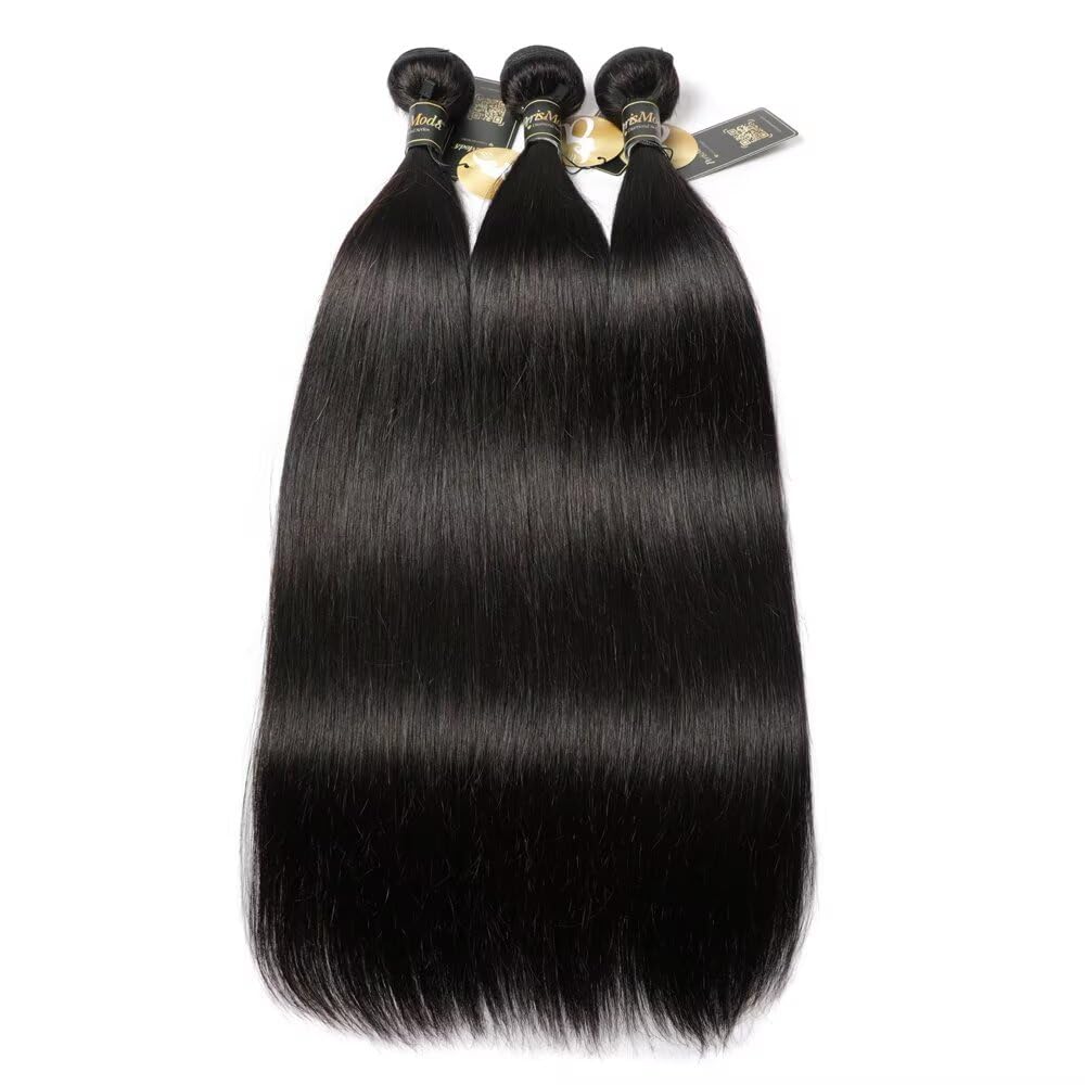 16 18 20 Straight Wave Bundles Human Hair Straight Human Hair 3 Bundles Brazilian Virgin Remy Hair Straight Wave Extensions by PERISMODA - Image 2