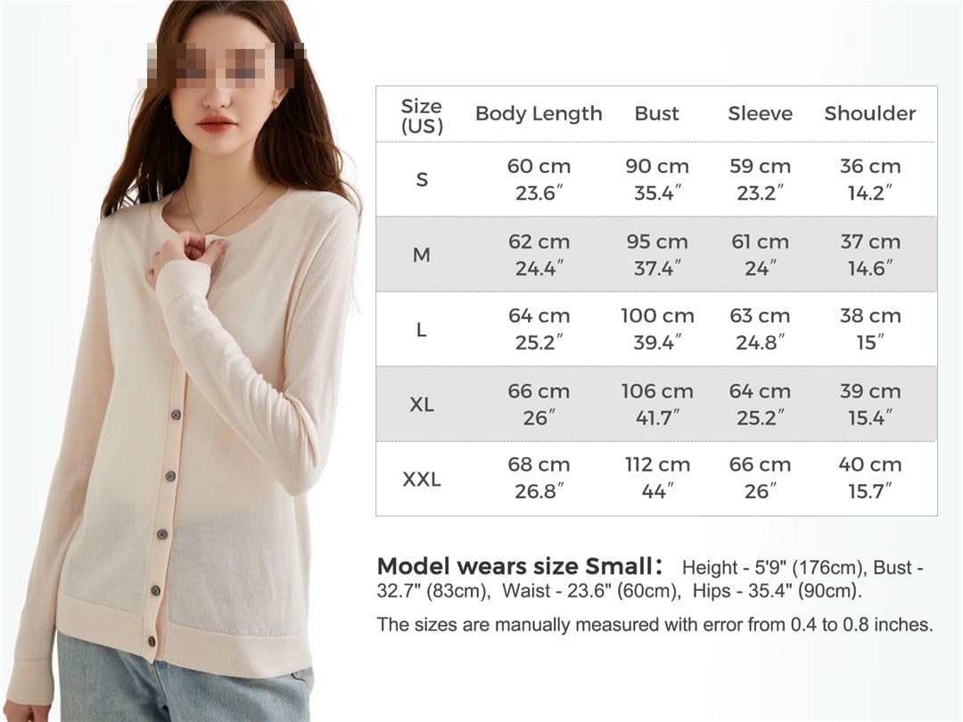 Cárdigan De Manga Larga para Mujer, Suéteres, Tops De Lana, Chaqueta De Punto