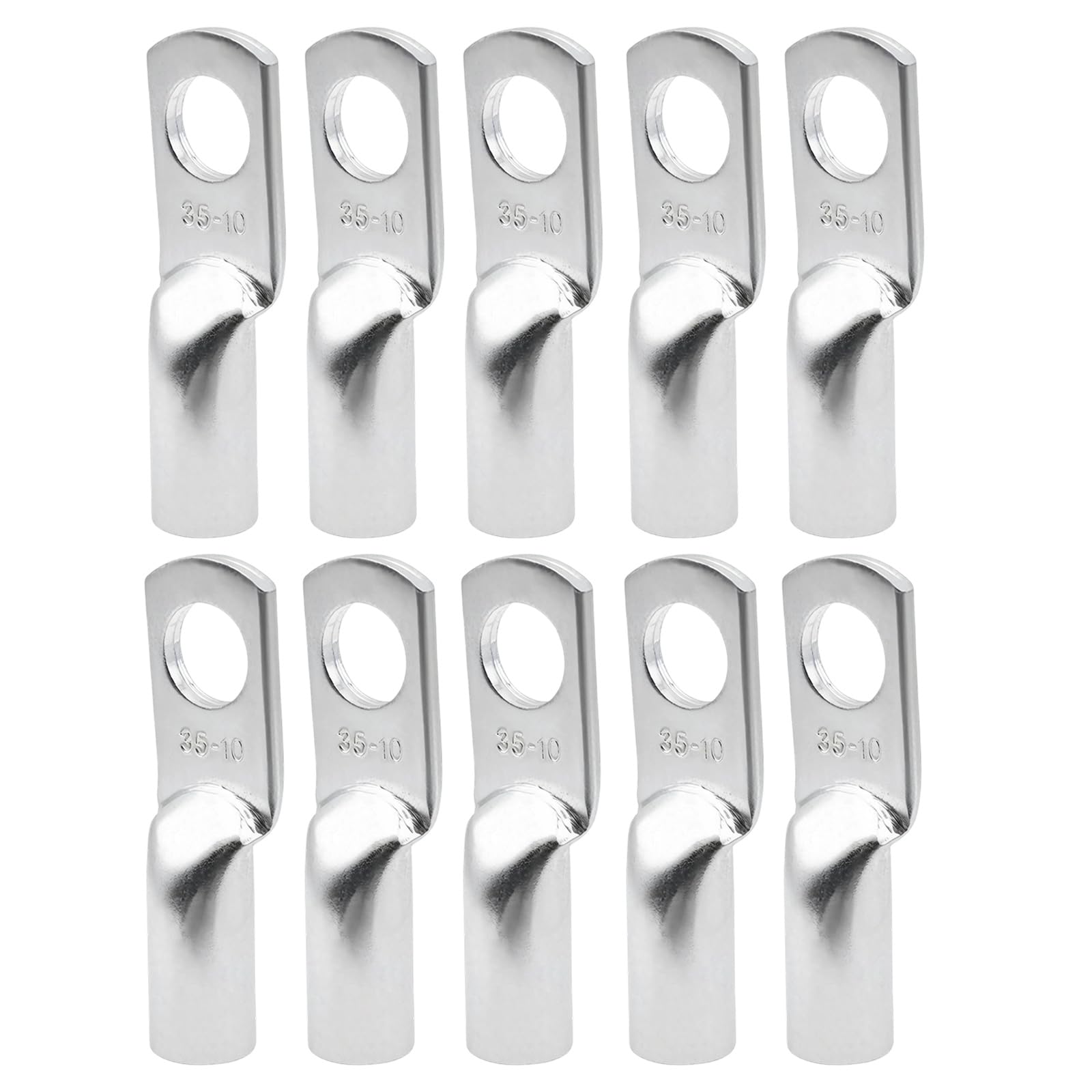 10Pcs Heavy Type Coppers Wire Terminals Wire Nose Terminals Crimps for Reliability Circuit Wiring and Projects Wall Coppers Connectors