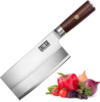 HOSHANHO Cleaver Knife 7, Chinese Meat Cleaver Knife for Vegetable