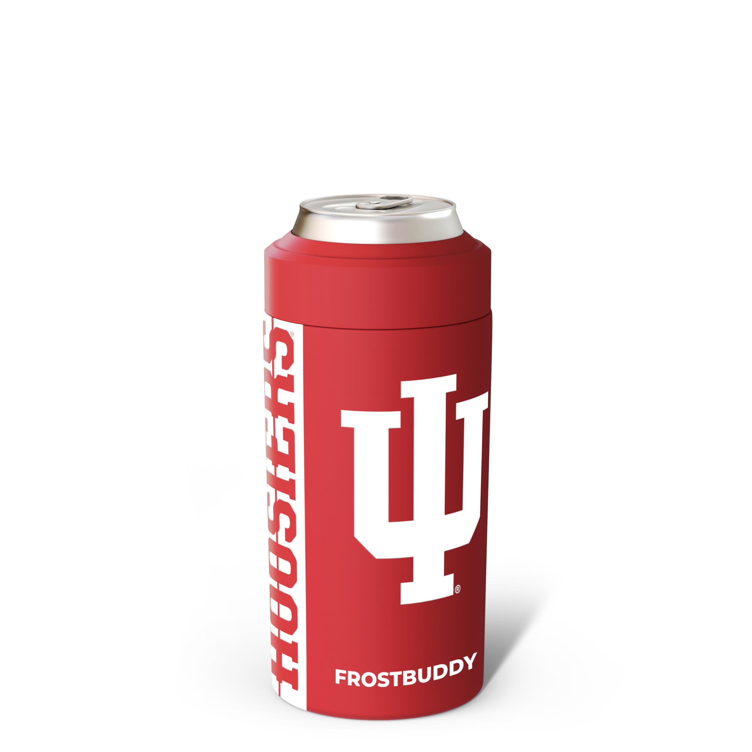 Frost Buddy Universal Can Cooler - Fits 12 &amp; 16 oz (Indiana Hoosiers)