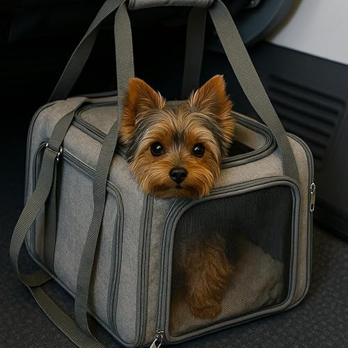 Bolsa Mala Para Viagens Transporte Pet Cães E Gatos (Cinza)