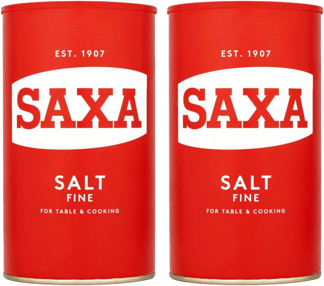 Saxa Table Salt Drum (750g) - Pack of 2