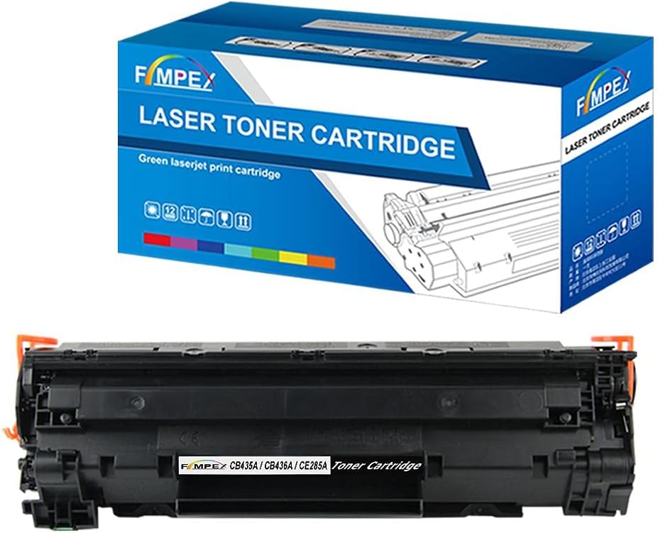 Fimpex Compatible Toner Cartridge Replacement for HP LaserJet P1005 P1006 P1007 P1008 P1009 CB435A (Black, 1-Pack)