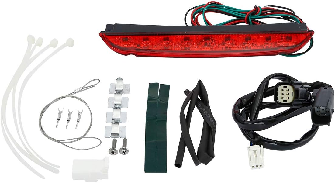 Green-L Air Wing Luggage Rack LED Tail Light Fit for Harley Touring Road King Glide Street Glide Electra Glide 2014-2024