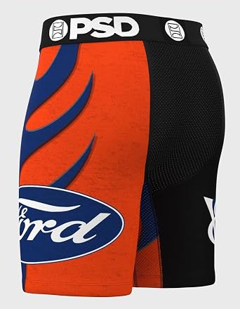 PSD Men's Ford Racer Boxer Brief, Multi, M