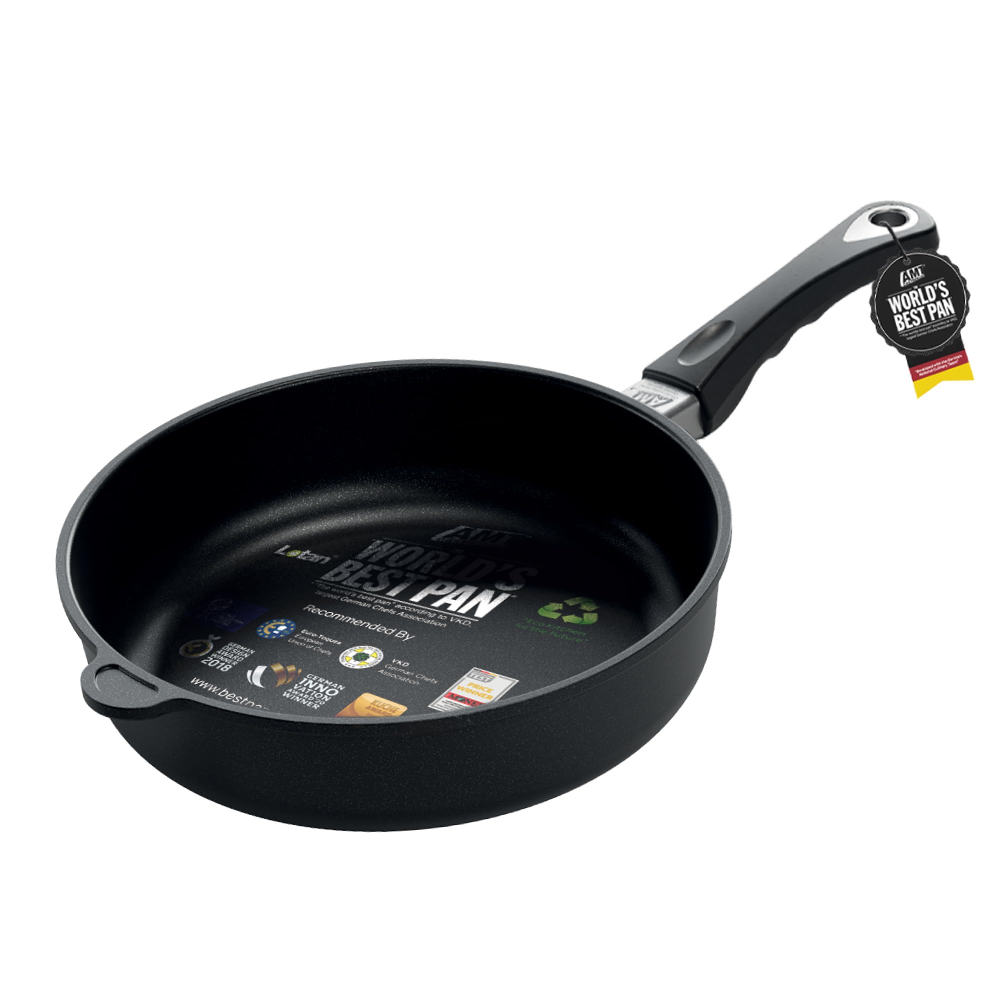 AMT Gastroguss The World S Casserole Frying pan for Induction Diameter 28 cm Height 7 cm die-cast Aluminium