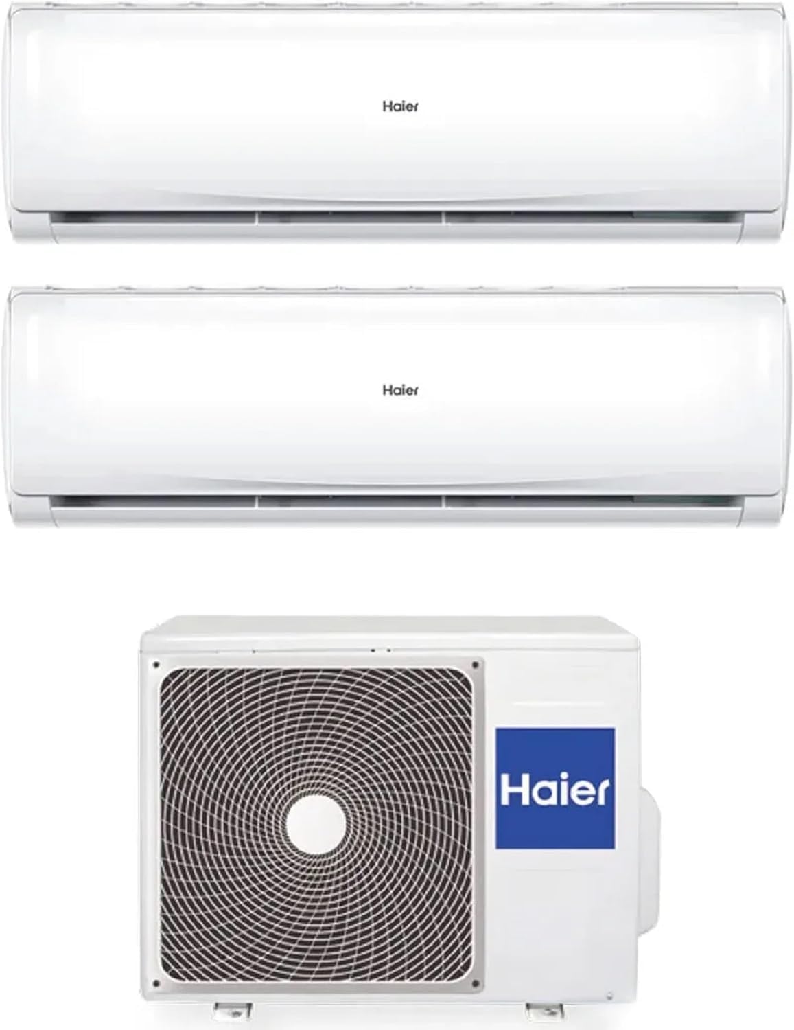 Haier Trendy - Climatizzatore Dual, 9000 + 12000 Btu, A+++/A++, R32, Wifi