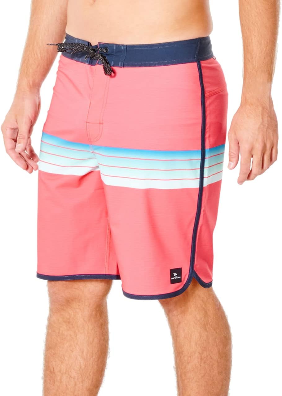 Rip Curl Men's Standard Mirage Surf Revival Stretch Board Shorts, Retro Red, 31