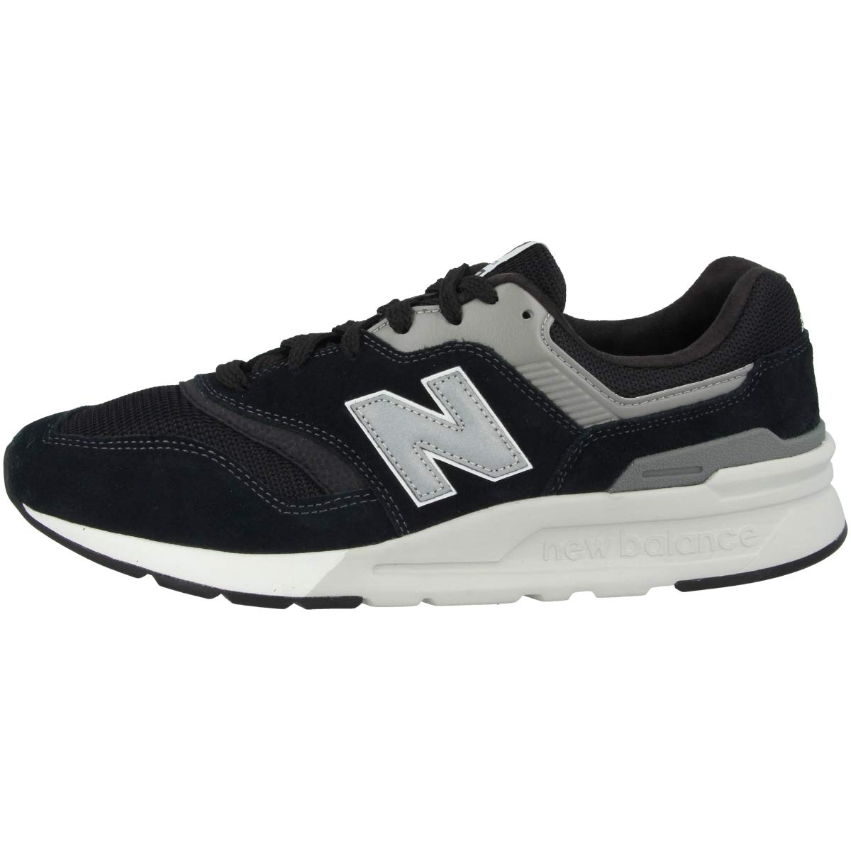 

                                                    New Balance Men's 997H V1 Sneaker, Black/Silver, 9