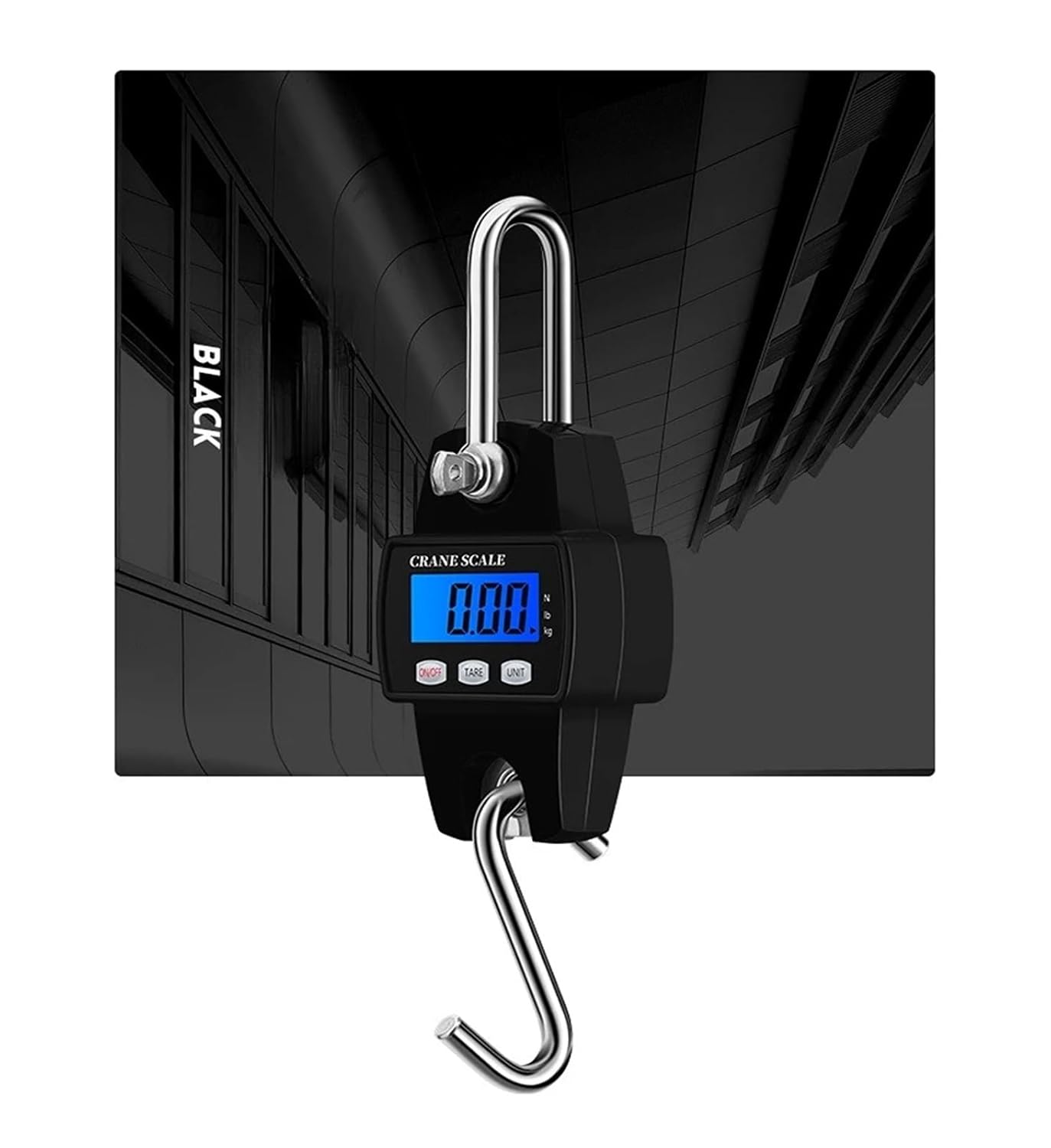 Hanging Scale Luggage Scales Digital Crane,Mini LCD 300kg Weight Portable Industrial Electronic Heavy Duty Weight Hook Home Farm Tool