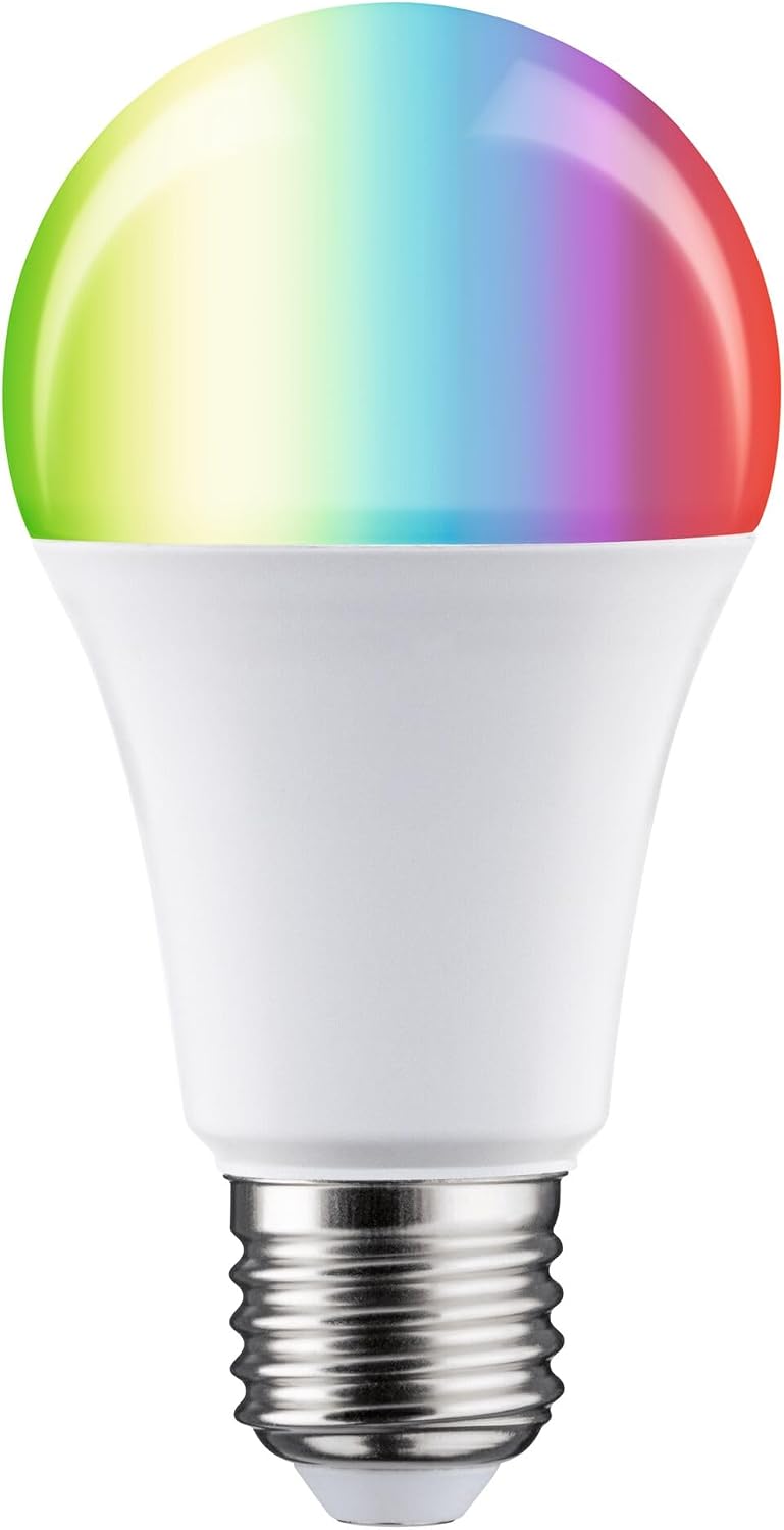Paulmann 29144 Standard 230V Smart Home Zigbee LED Bulb E27 806lm 9W RGBW+ dimmable matt lamp