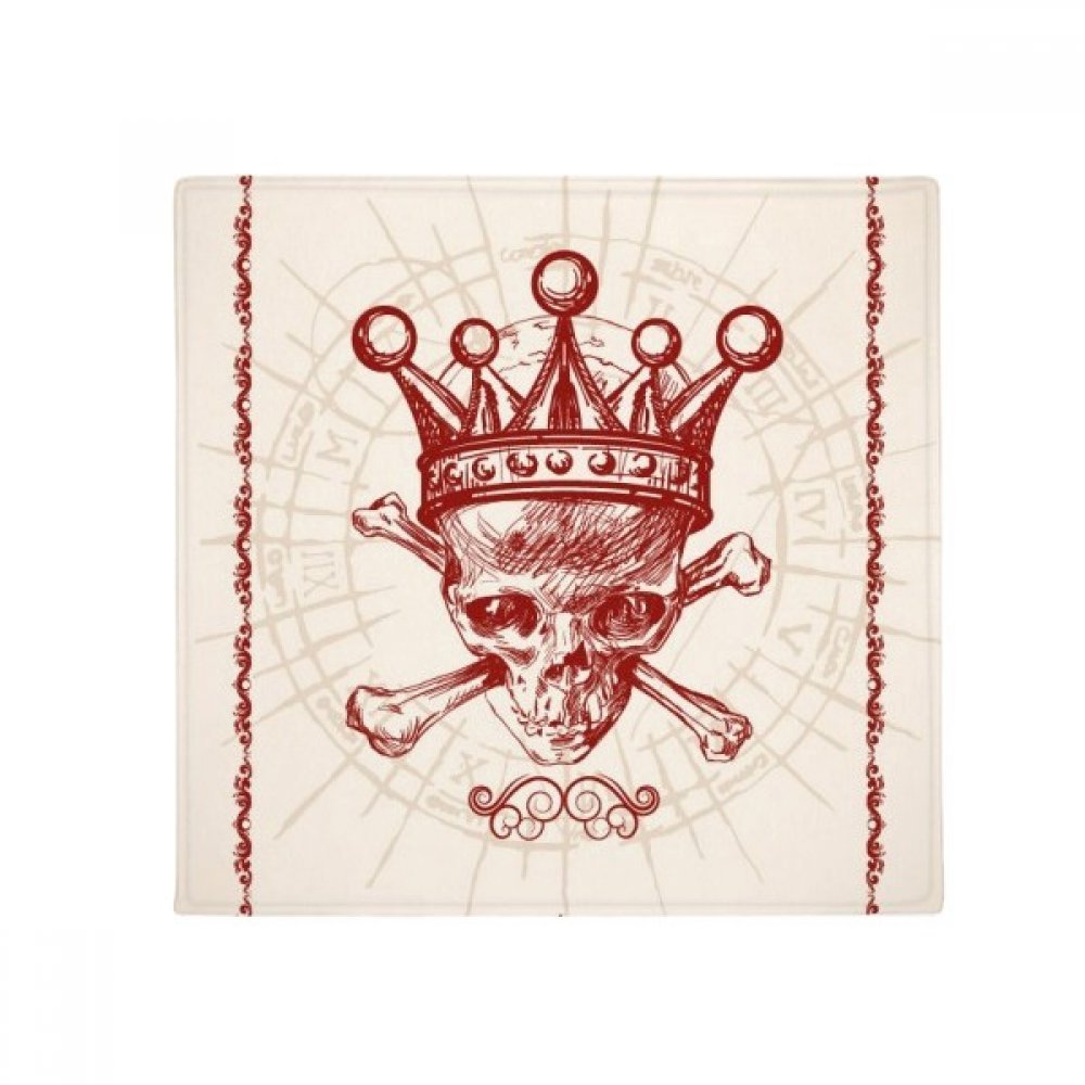 Tapis de poker rouge 80 cm antidérapant et absorbant pour chien et chat