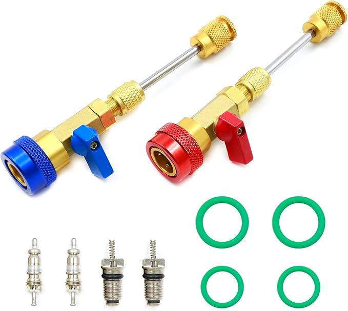Kit Herramienta Removedor Instalador Núcleo Válvula AC R134a R1234yf R22 miniatura 3