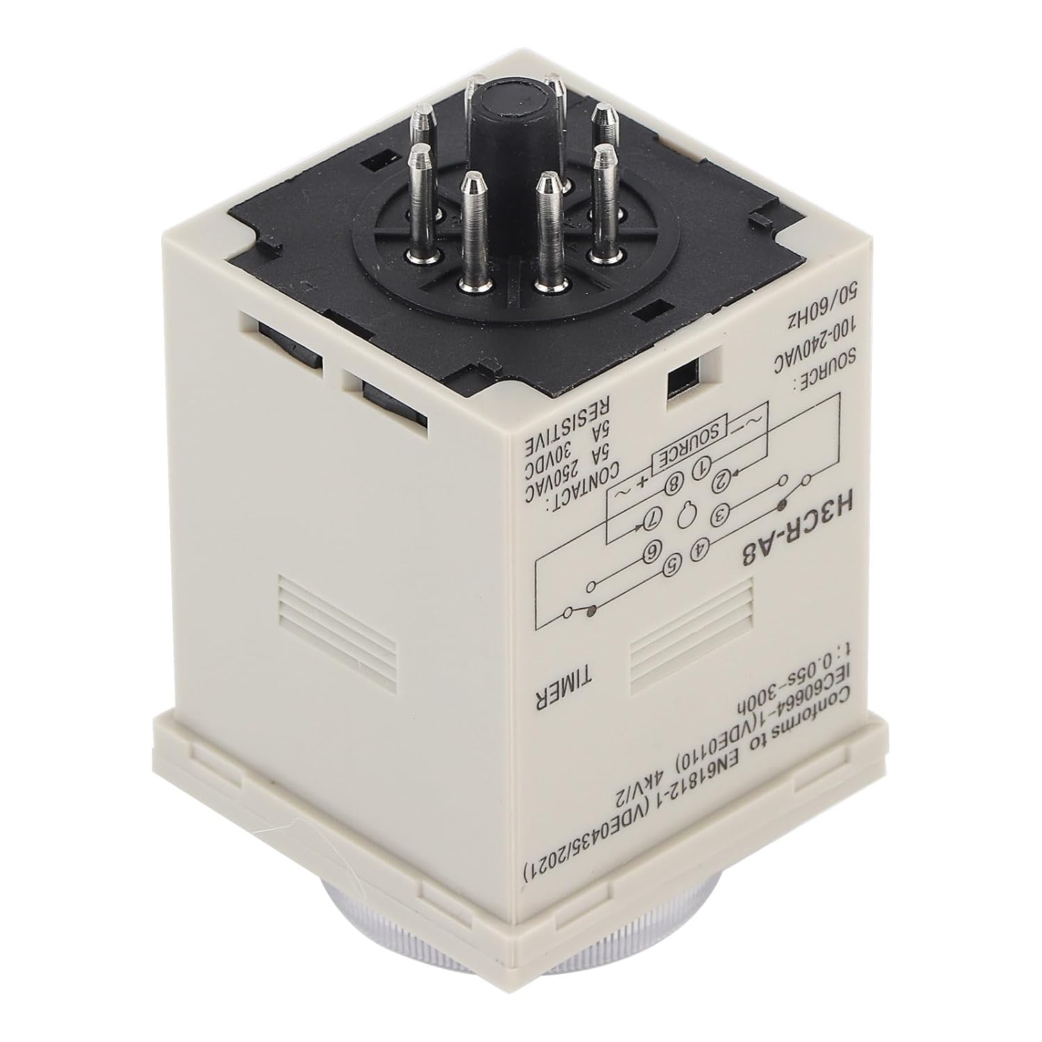 Delay Timer Relay LED Display Automation Digital Delay Relay Module H3CRA8 Timer Relay Control for Automated Control, ZAWELIYO4fa3ymrot2