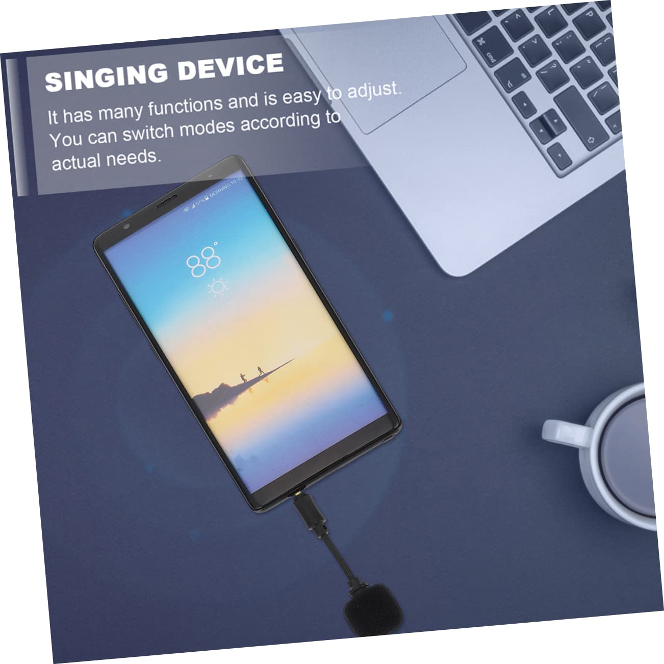 SUPVOX 3sets Noise Reduction Microphone Recording Mic for Live Streaming Portable Voice Recording Accessory 4pcs*3