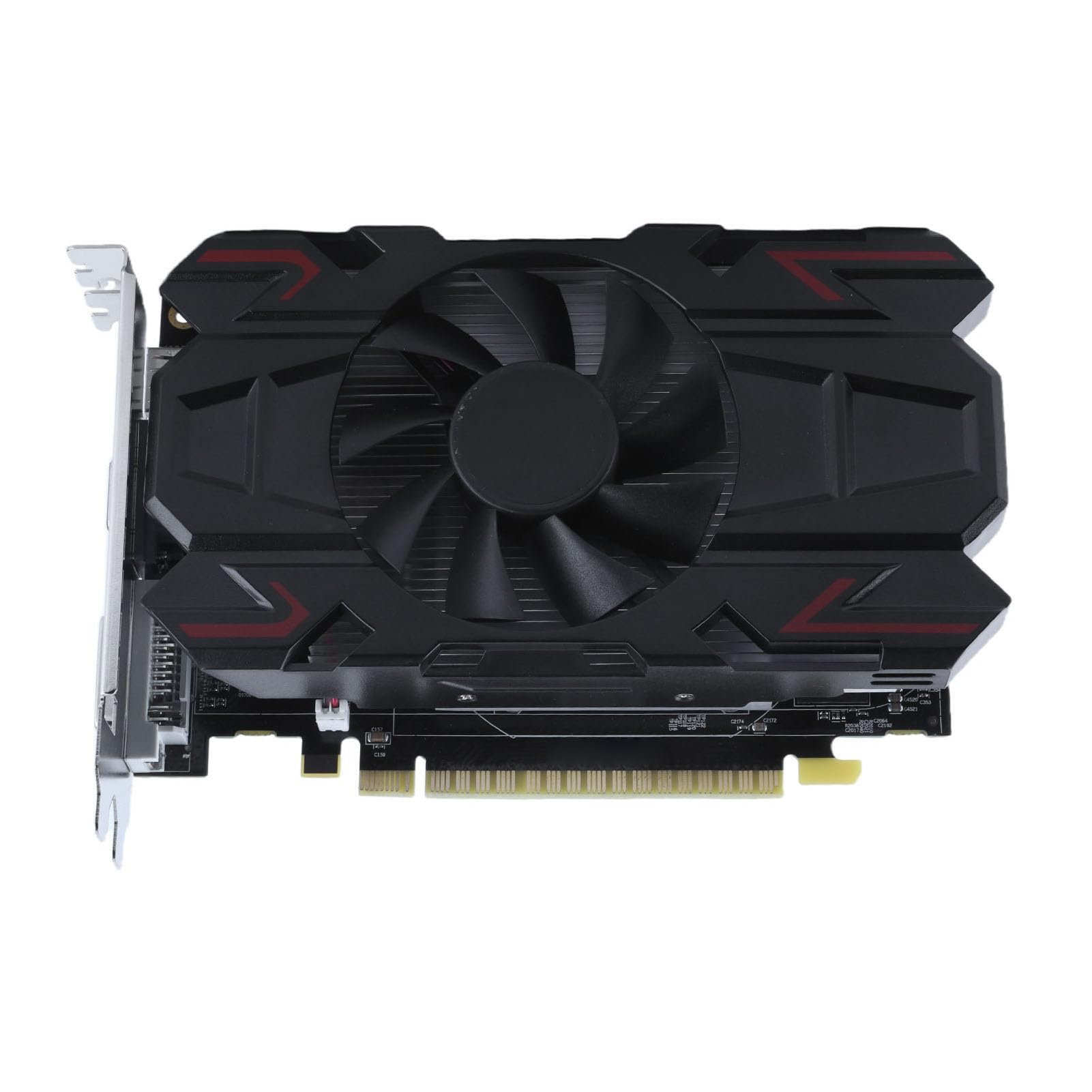 Domary Karta Graficzna do Gier HD6770 4 GB DDR5 128-bitowa Karta Graficzna o Wysokiej Wydajności do Komputerów Stacjonarnych z Gniazdem PCI Express 2.0 dla Entuzjastów Komputerów