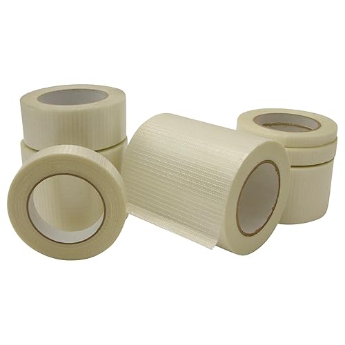 Miniatura 2 de Cinta de filamento bidireccional JVCC 762-BD. 180 pies, disponible en varios anchos, Natural