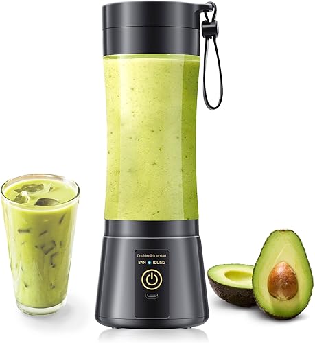 Miniatura 1 de Cordless Portable Personal Size Blender - 12 Oz Mini Blender Make Smoothies and Shakes, Cordless Lightweight Rechargeable, Freshly Squeezed in