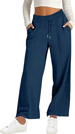 Wide Leg Sweatpants Women High Waisted Baggy Joggers Loose Fit Athletic Sweatpants Soft Lightweight Joggers 2025