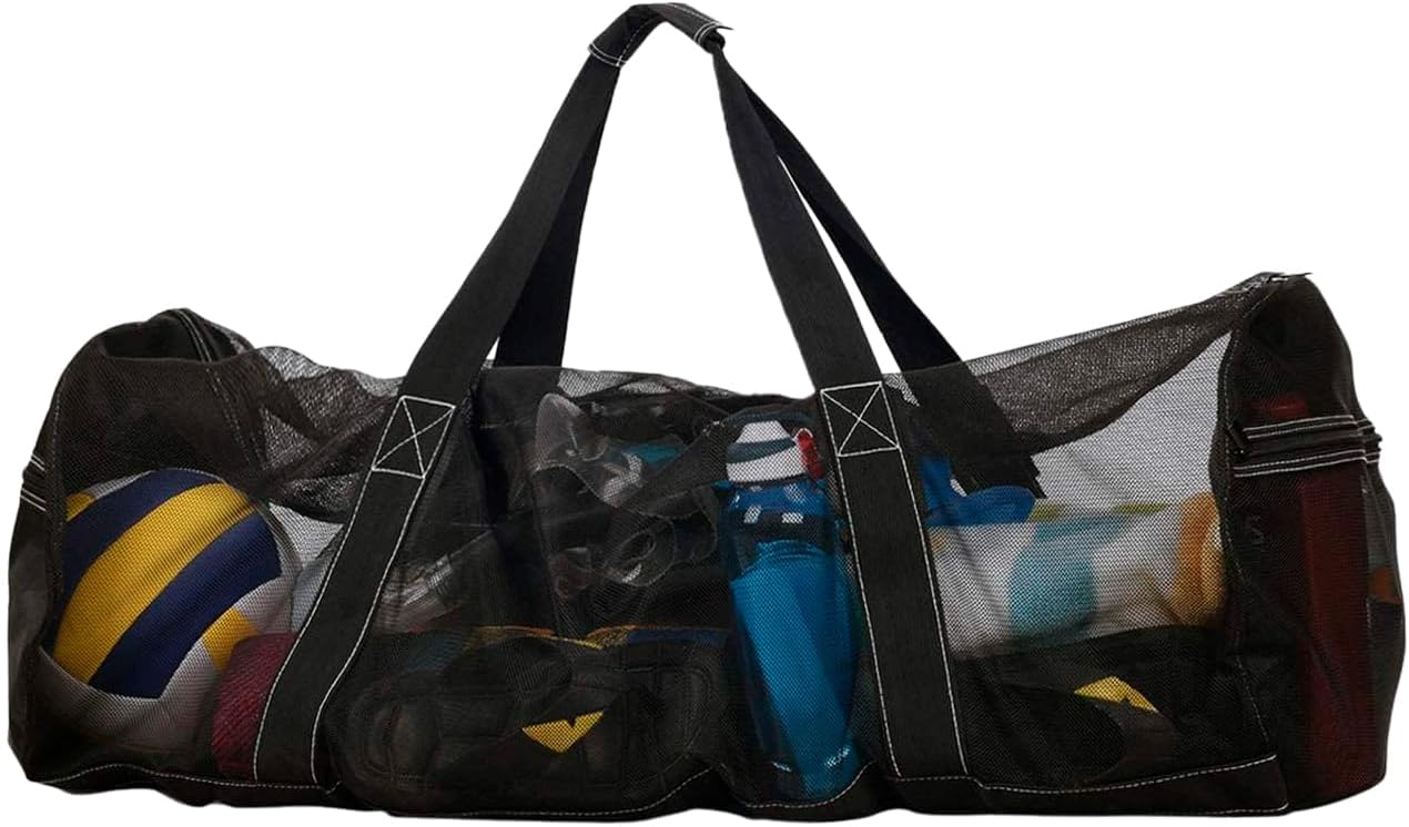 Bulex XXL Mesh Duffle Bag for Scuba Dive or Snorkel Gear, Extra Large Snorkeling Equipment Carry Bag, Ideal for Beach Pool Swimming Free Diving Kayak Spearfishing