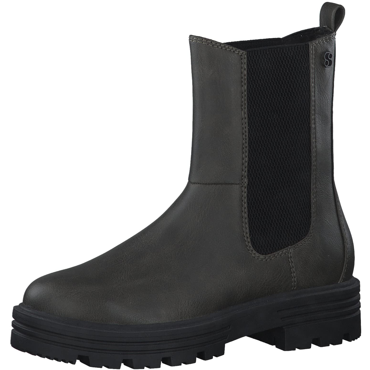 s.Oliver Women's Chelsea Boots 5-5-25411-38, khaki, 42 EU