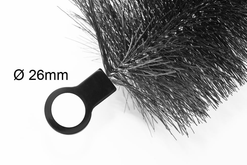 Lot de 25 brosses filtrantes Ø 15 cm à 70 cm pour bassin koï | Fibres Polypropylène Haute Densité