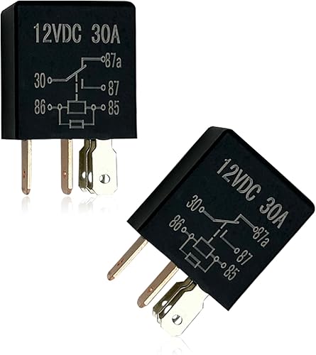 jeseny Paquete de 2 relés de 5 pines de 12 V 30 A, relé estable impermeable de alto rendimiento, relé multiusos resistente, kit de relé estándar disponible en Yaxa Colombia