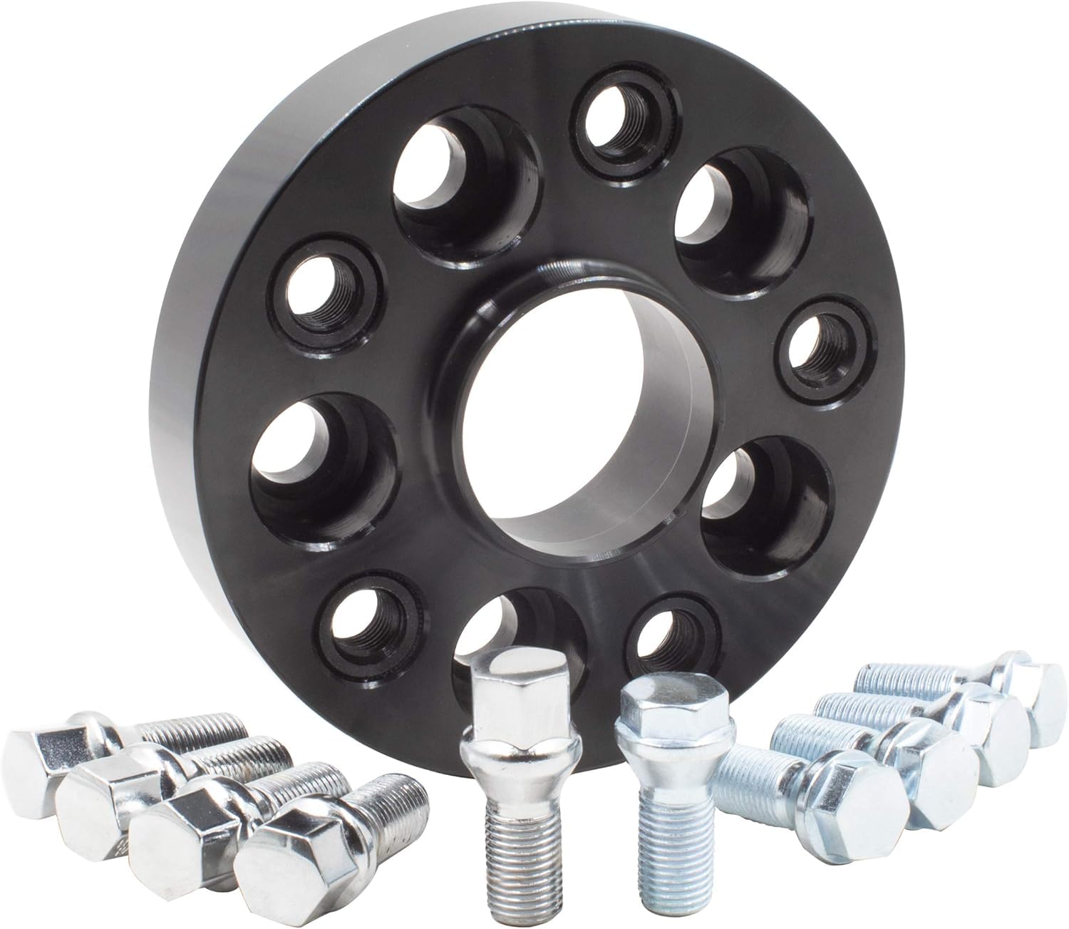 Wheel Accessories Parts 1 Pc Hub Centric European Wheel Spacer 30mm Thick 5 x 120mm PCD 74.10mm Hub M14 x 1.25 Chrome Bolts Fits BMW X5 X6 E70 E71 E72 F15 F16 F85 F86-image-48