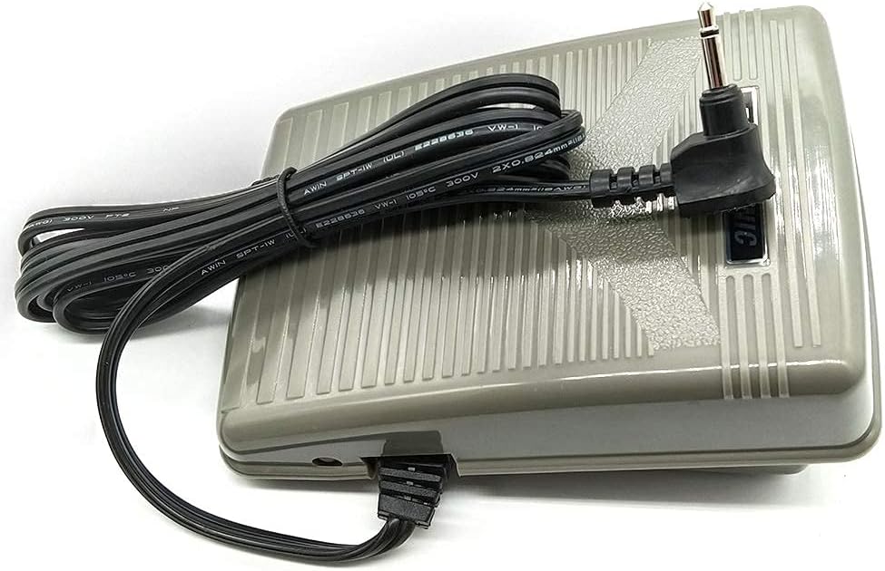 LNKA Foot Control Pedal (DC15V) 032371118,C-1036 Compatible with Janoma 3160QDC,MC Series,Kenmo New Home Elna Sewing Machine