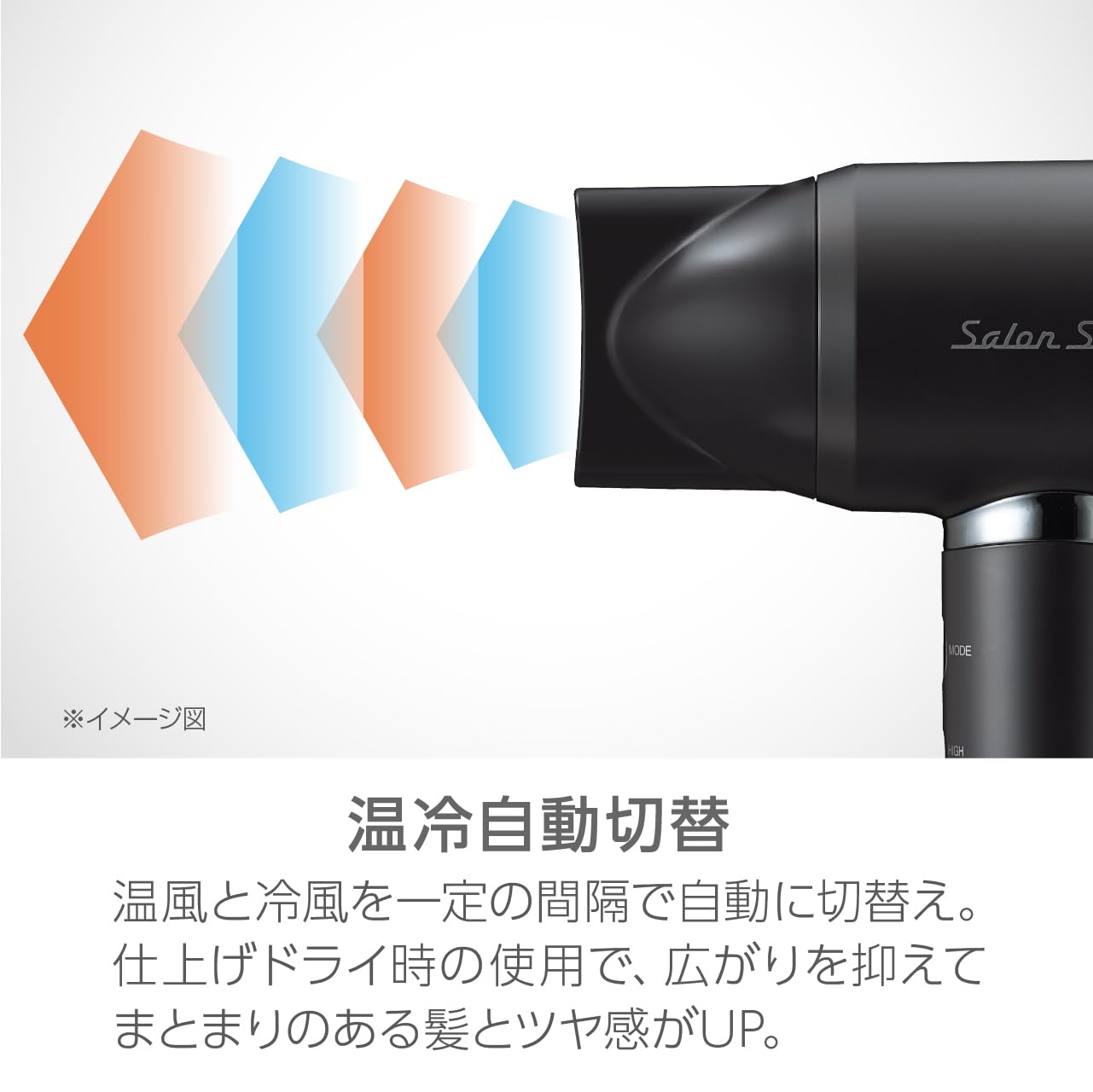 コイズミ イオンバランスドライヤー KHD-B400/Kサムネイル6