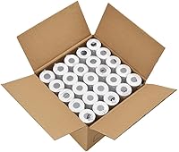 Vista 4 de RyhamPaper Papel térmico para recibos, 100 rollos, papel térmico de 2 1/4 pulgadas x 85 pies, papel para impresora térmica, rollos de caja