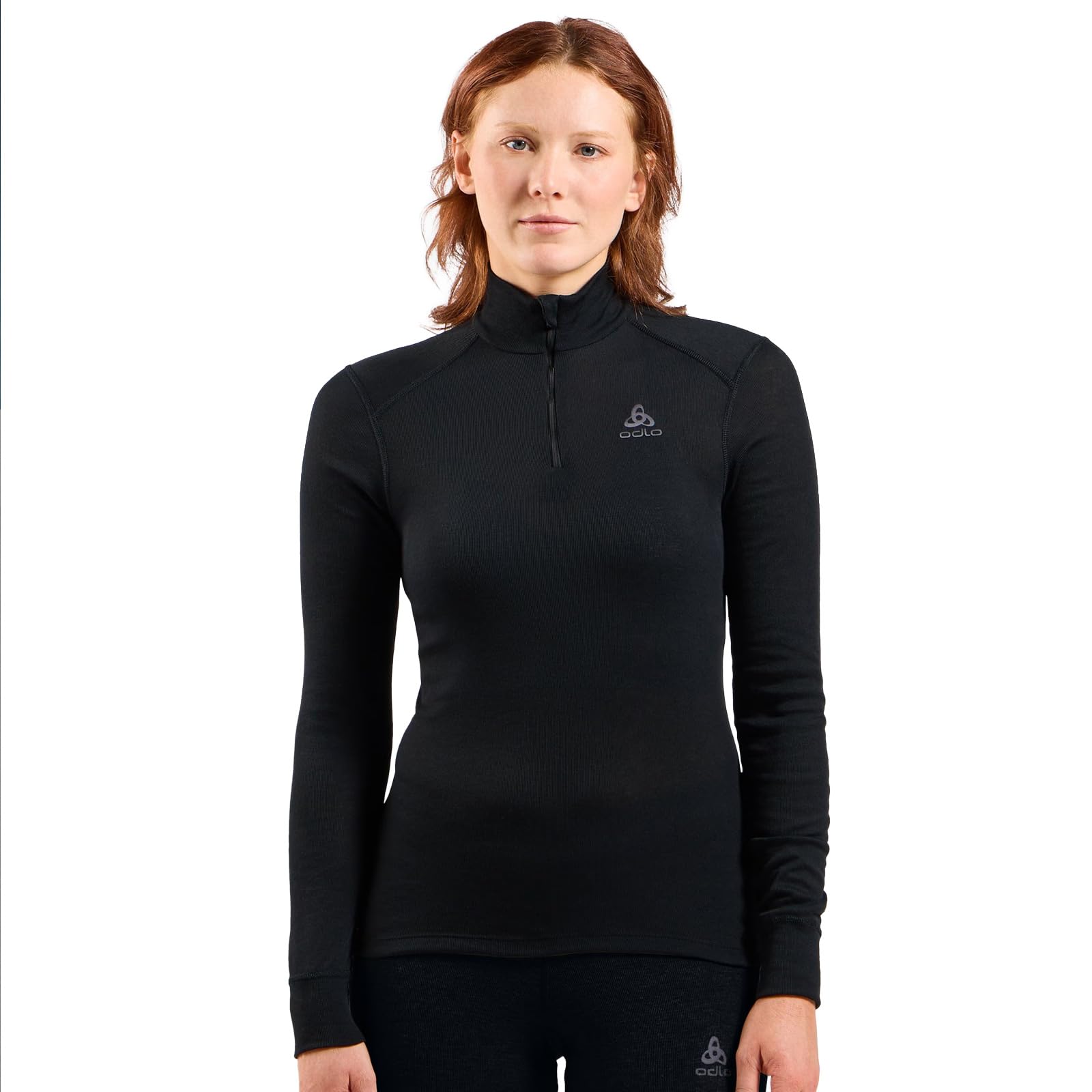 Odlo Damen Active Warm Half Zip Longsleeve Langarm Unterhemd Funktionsunterhemd