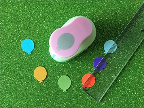 Fascola 1"(2.5Cm) Balloon Shape Eva Foam Punches Paper Punch For Greeting Card Handmade Diy Scrapbook Craft Punch Machine #TOP2