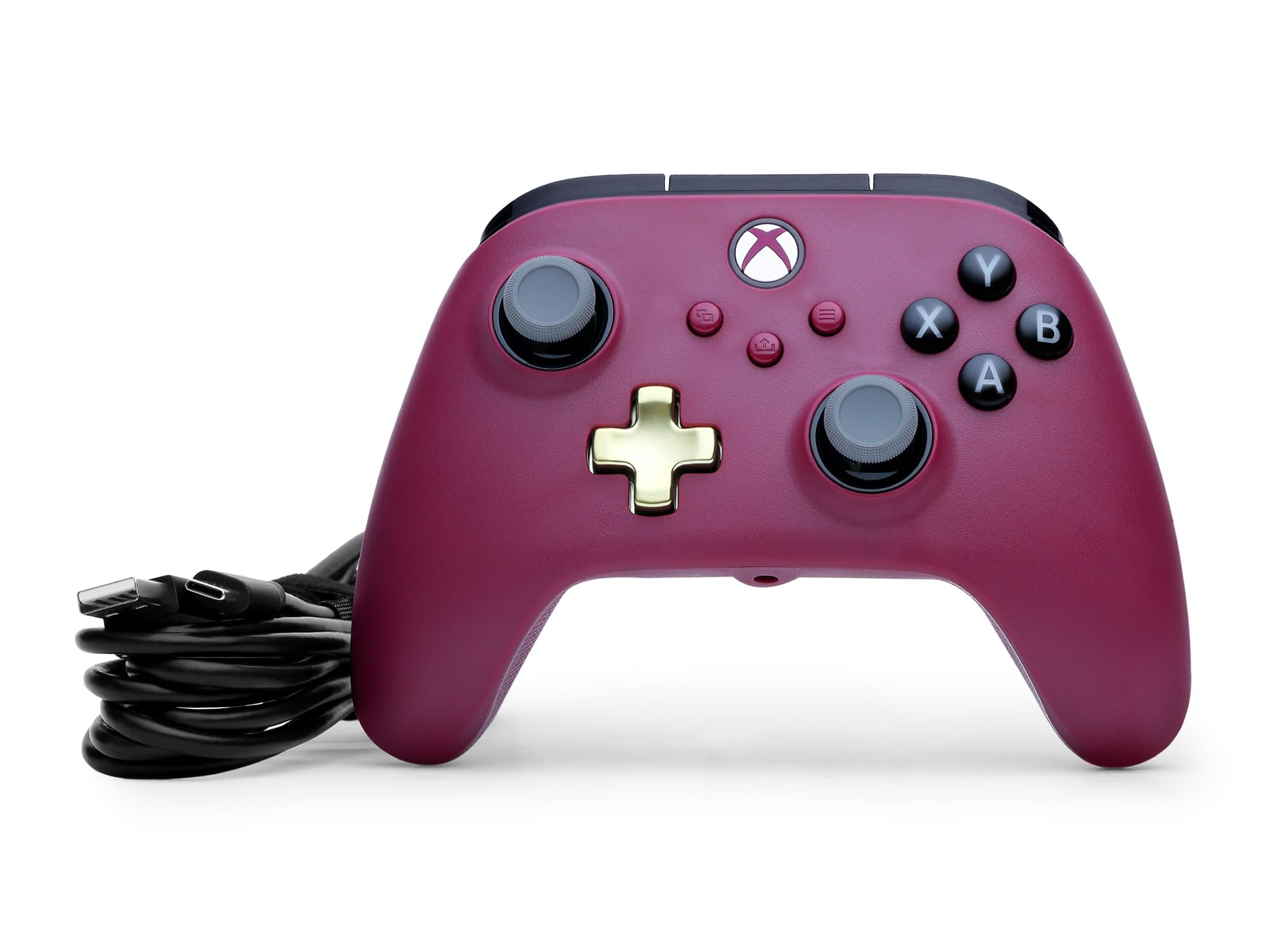 Mando con cable PowerA Advantage Plus para Xbox Series X|S - Rubí, con licencia oficial, controles analógicos de altura regulable, controles analógicos con efecto Hall, botones asignables — view 9
