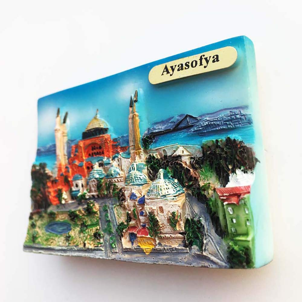 Magnete Frigorifero 3D Istanbul Turchia - Souvenir Da Viaggio, Regalo Originale, Decorazione Casa E Cucina