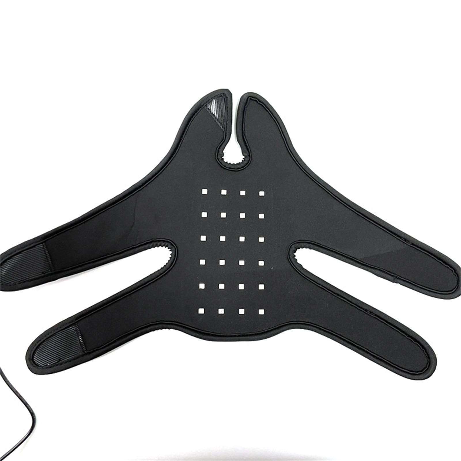 VIDECOR Beheiztes Kniepolster, Kniebandage-Wärmetherapie, USB-Kniestützbandage, Seitliche Stabilisatoren Zur Linderung von Gelenkschmerzen, mit Netzstecker und USB-Kabel